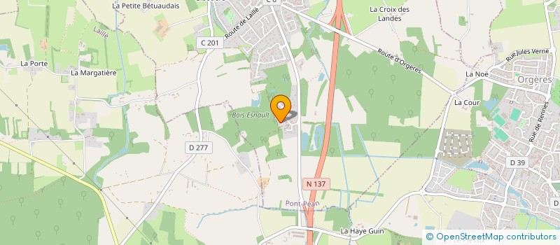 localisation de l'entreprise MICADO  PONT-PEAN