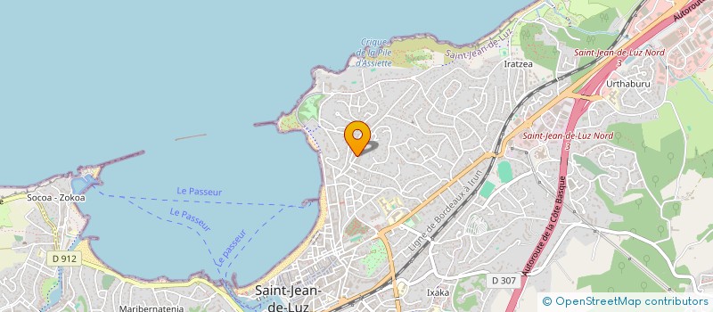 localisation de l'entreprise MICAFE CAFE CERAMIQUE à SAINT-JEAN-DE-LUZ