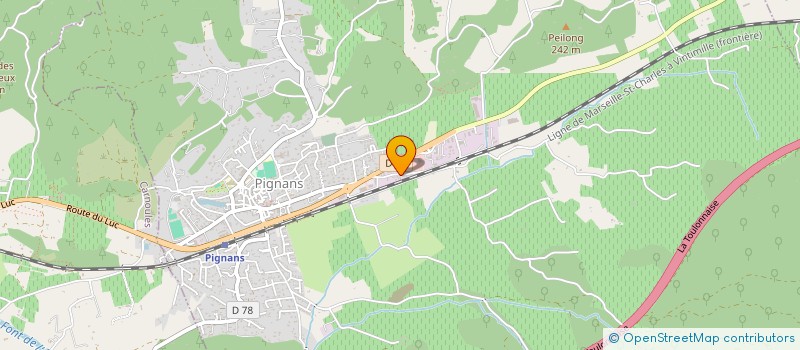 localisation de l'entreprise MICAL METALLERIE  PIGNANS