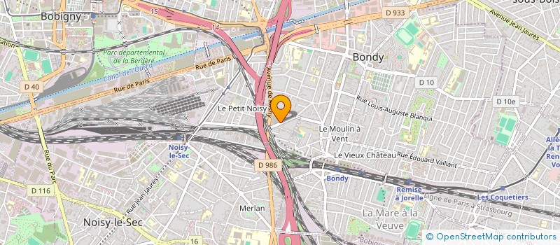localisation de l'entreprise MICALEX à NOISY-LE-SEC