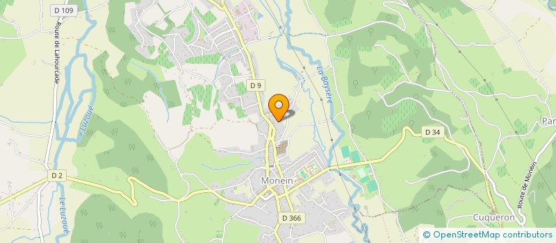 localisation de l'entreprise MICAMAR à MONEIN