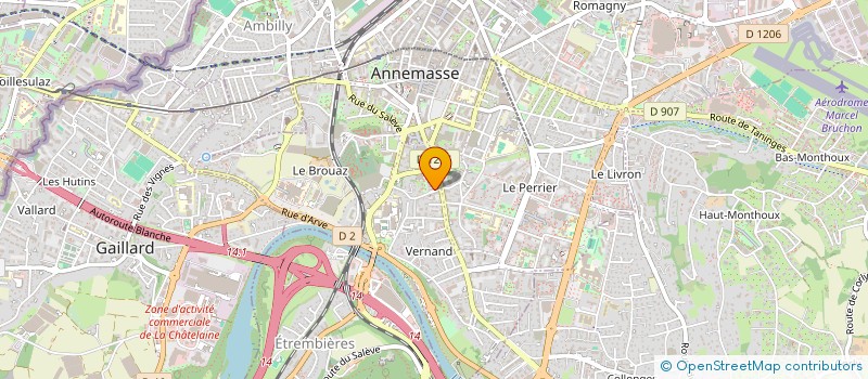 localisation de l'entreprise MICANA à ANNEMASSE