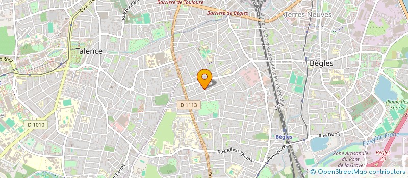 localisation de l'entreprise MICANA à BEGLES