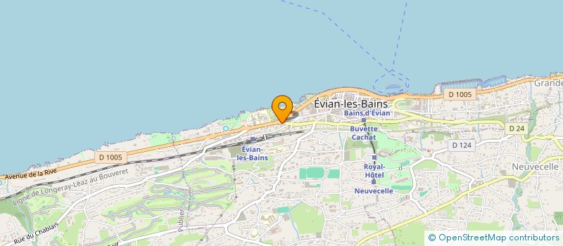 localisation de l'entreprise MICAPECHE à EVIAN-LES-BAINS