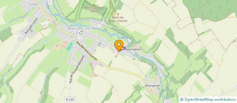 localisation de l'entreprise MICAS  WAVRANS-SUR-L'AA