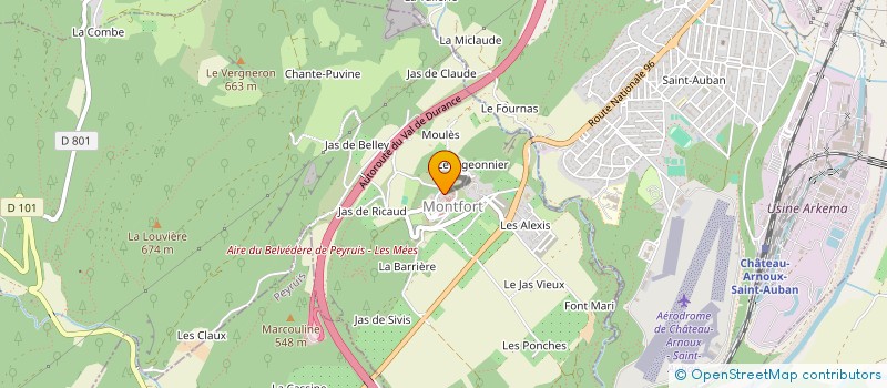 localisation de l'entreprise MICASA SCI  MONTFORT