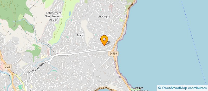 localisation de l'entreprise MICASTE à SAINTE-MAXIME