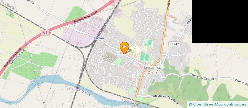 localisation de l'entreprise MICAT  LIVRON-SUR-DROME