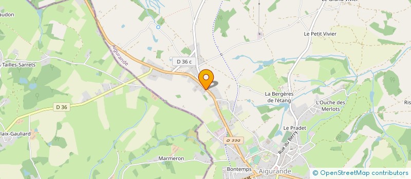 localisation de l'entreprise MICAT à AIGURANDE