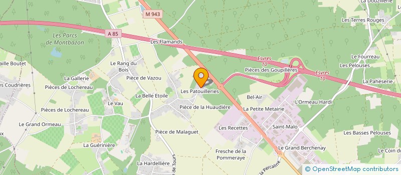 localisation de l'entreprise MICATINO  ESVRES