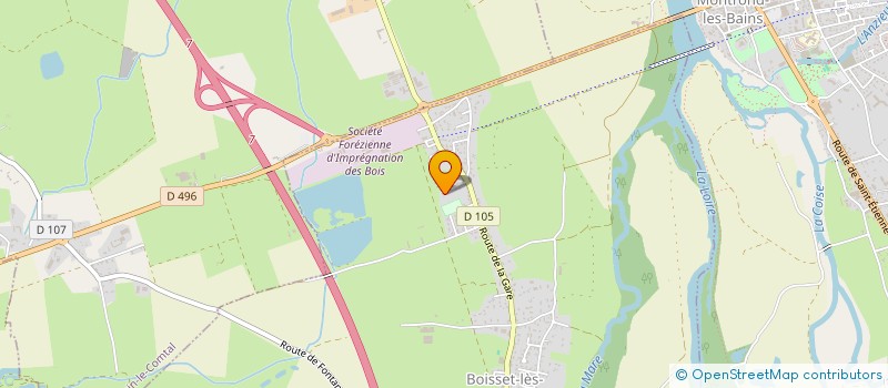 localisation de l'entreprise MICAY  BOISSET-LES-MONTROND