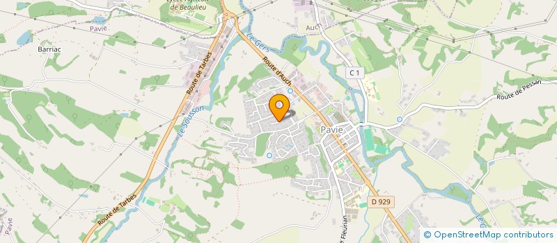 localisation de l'entreprise MICAZ  PAVIE