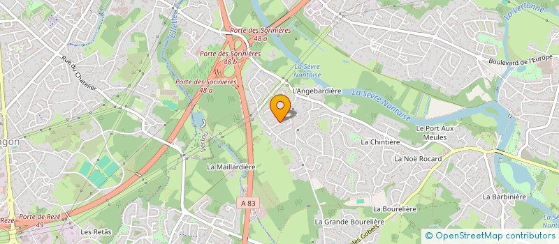 localisation de l'entreprise MICCIM à VERTOU
