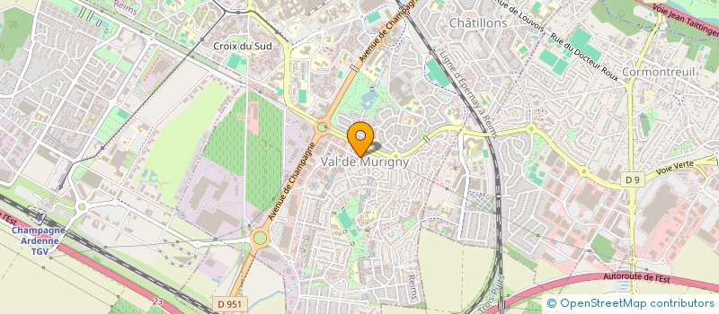 localisation de l'entreprise MICE HOLDING  REIMS