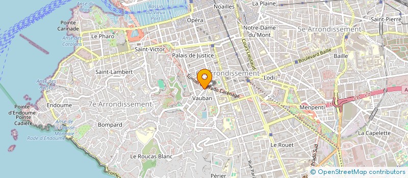localisation de l'entreprise MICELI à MARSEILLE