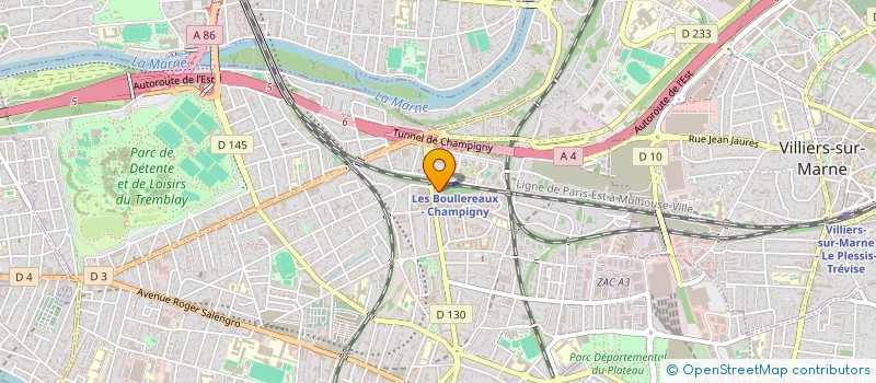 localisation de l'entreprise MICELI à CHAMPIGNY-SUR-MARNE