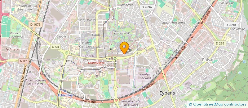 localisation de l'entreprise MICELIA à GRENOBLE