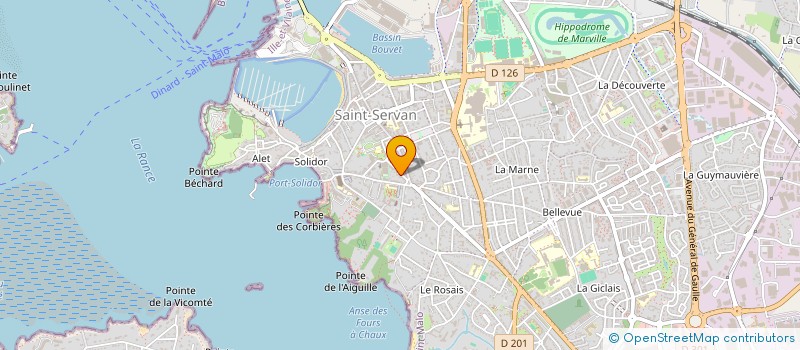 localisation de l'entreprise MICELOU à SAINT-MALO