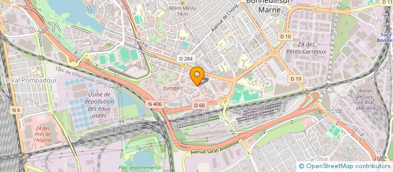 localisation de l'entreprise MICEN VET à CRETEIL