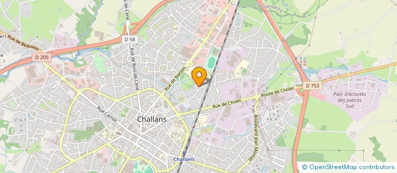localisation de l'entreprise MICF à CHALLANS