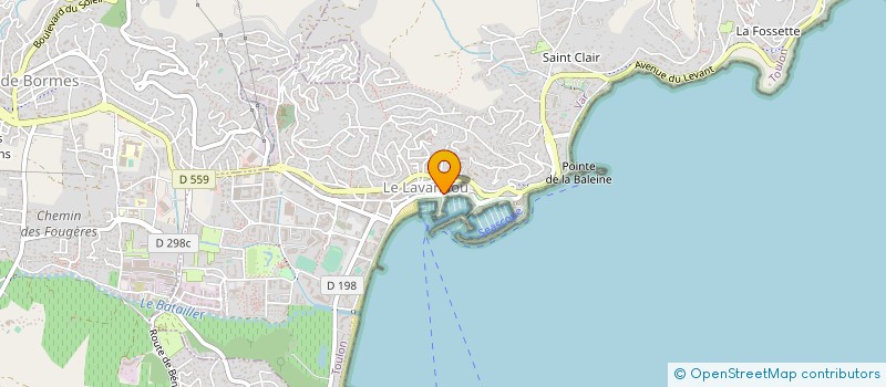 localisation de l'entreprise MICH Y DAN' à LE LAVANDOU