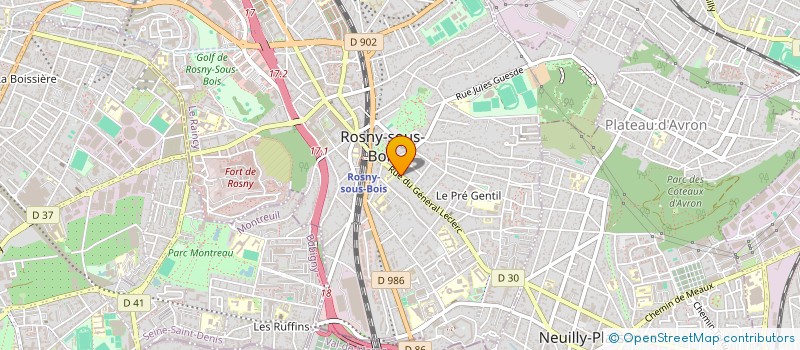 localisation de l'entreprise MICHA  ROSNY-SOUS-BOIS