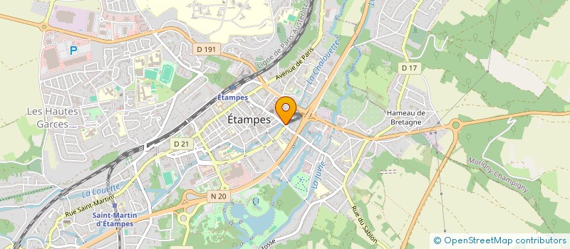 localisation de l'entreprise MICHA à ETAMPES