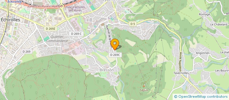 localisation de l'entreprise MICHA à EYBENS