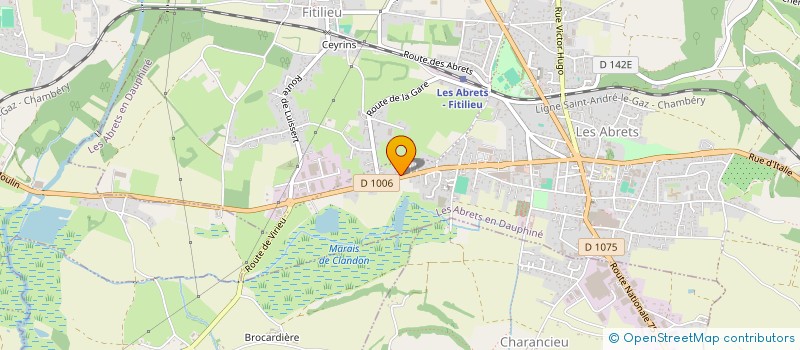 localisation de l'entreprise MICHA  LES ABRETS-EN-DAUPHINE