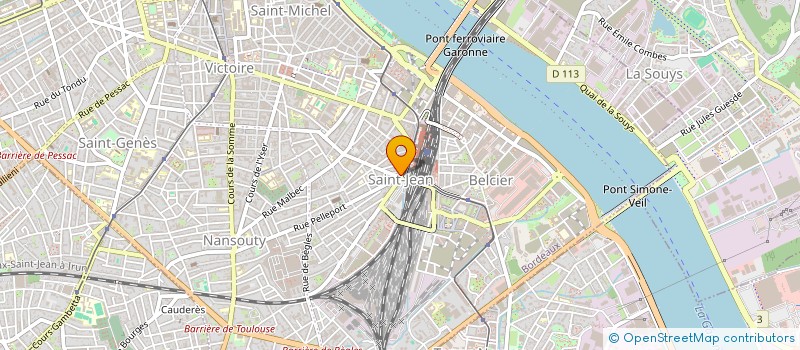 localisation de l'entreprise MICHA à BORDEAUX