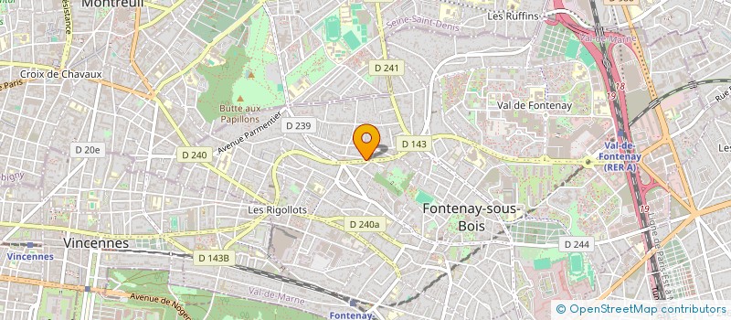 localisation de l'entreprise MICHAEL 213 à FONTENAY-SOUS-BOIS