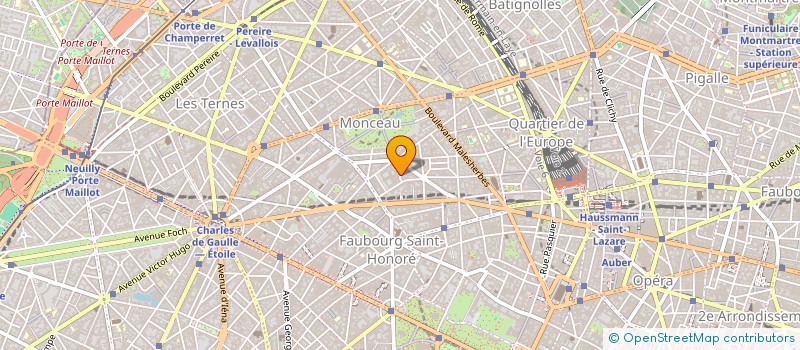 localisation de l'entreprise MICHAEL FONTAINE & ASSOCIES  PARIS