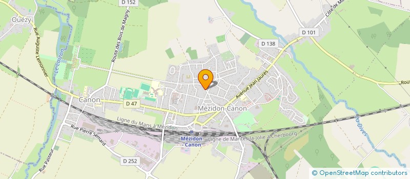 localisation de l'entreprise MICHAEL GERMAIN TERRASSEMENT  MEZIDON VALLEE D'AUGE