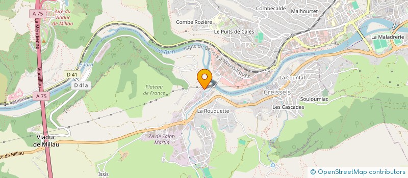 localisation de l'entreprise MICHAEL MENU  CREISSELS