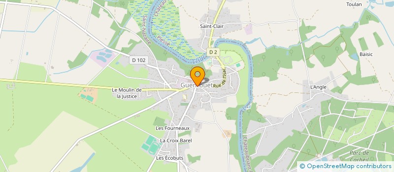 localisation de l'entreprise MICHAEL MOREAU à GUENROUET