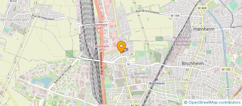 localisation de l'entreprise MICHAEL MUNOZ  HNHEIM