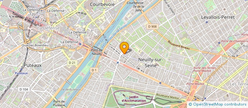 localisation de l'entreprise MICHAEL PAGE BUSINESS SERVICES à NEUILLY-SUR-SEINE