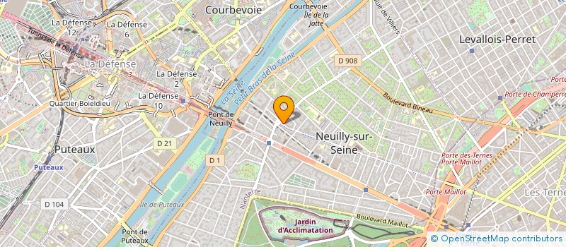 localisation de l'entreprise MICHAEL PAGE INGENIEURS ET INFORMATIQUE à NEUILLY-SUR-SEINE