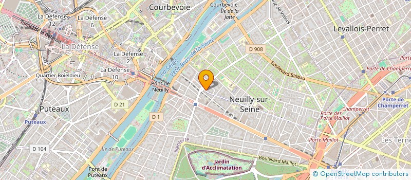 localisation de l'entreprise MICHAEL PAGE TERTIAIRE à NEUILLY-SUR-SEINE