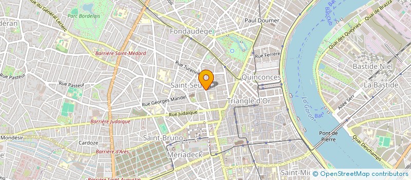 localisation de l'entreprise MICHAEL VINCENT ARCHITECTE  BORDEAUX