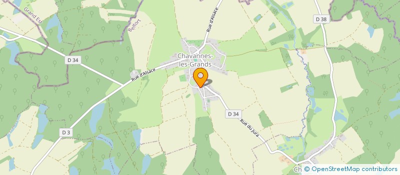 localisation de l'entreprise MICHAELO  CHAVANNES-LES-GRANDS
