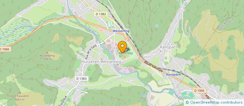 localisation de l'entreprise MICHAL SARL  HUSSEREN-WESSERLING