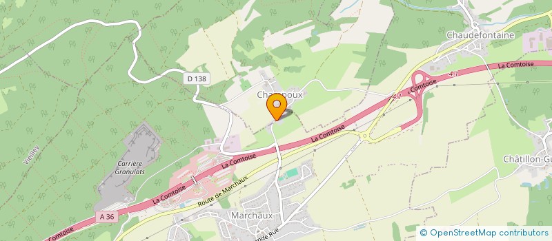 localisation de l'entreprise MICHALEX  MARCHAUX-CHAUDEFONTAINE