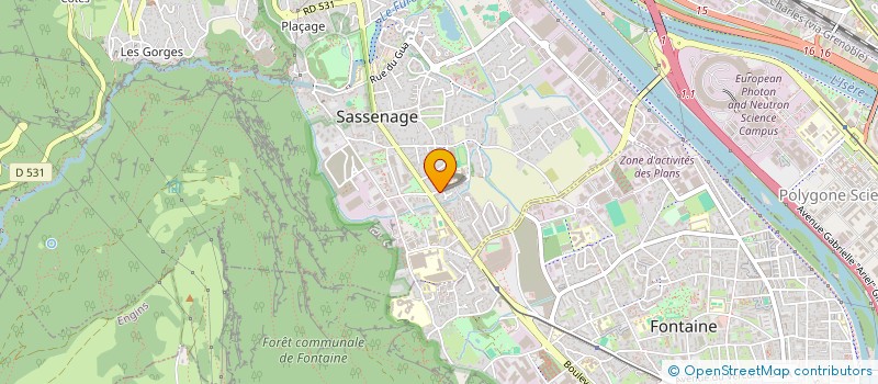 localisation de l'entreprise MICHALEX  SASSENAGE