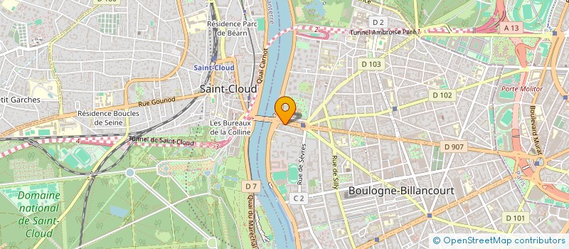 localisation de l'entreprise MICHALOWSKI SARL à BOULOGNE-BILLANCOURT