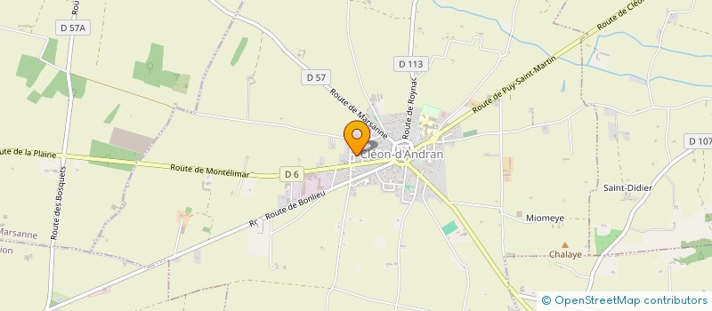 localisation de l'entreprise MICHALS  CLEON-D'ANDRAN