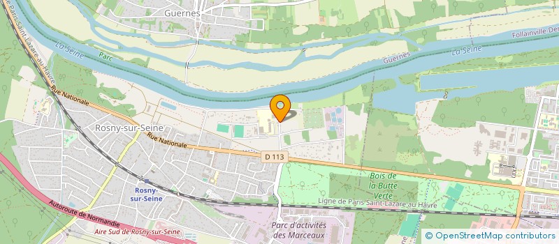 localisation de l'entreprise MICHAMEAU 6  ROSNY-SUR-SEINE