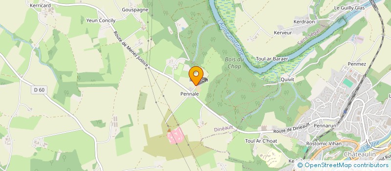 localisation de l'entreprise MICHAMVI  CHATEAULIN