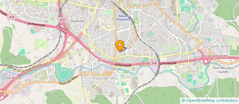 localisation de l'entreprise MICHAN à AIX-EN-PROVENCE