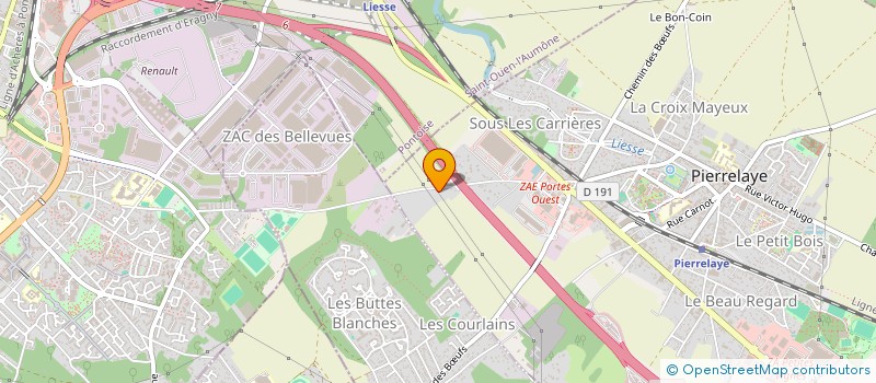 localisation de l'entreprise MICHANDRES  PIERRELAYE